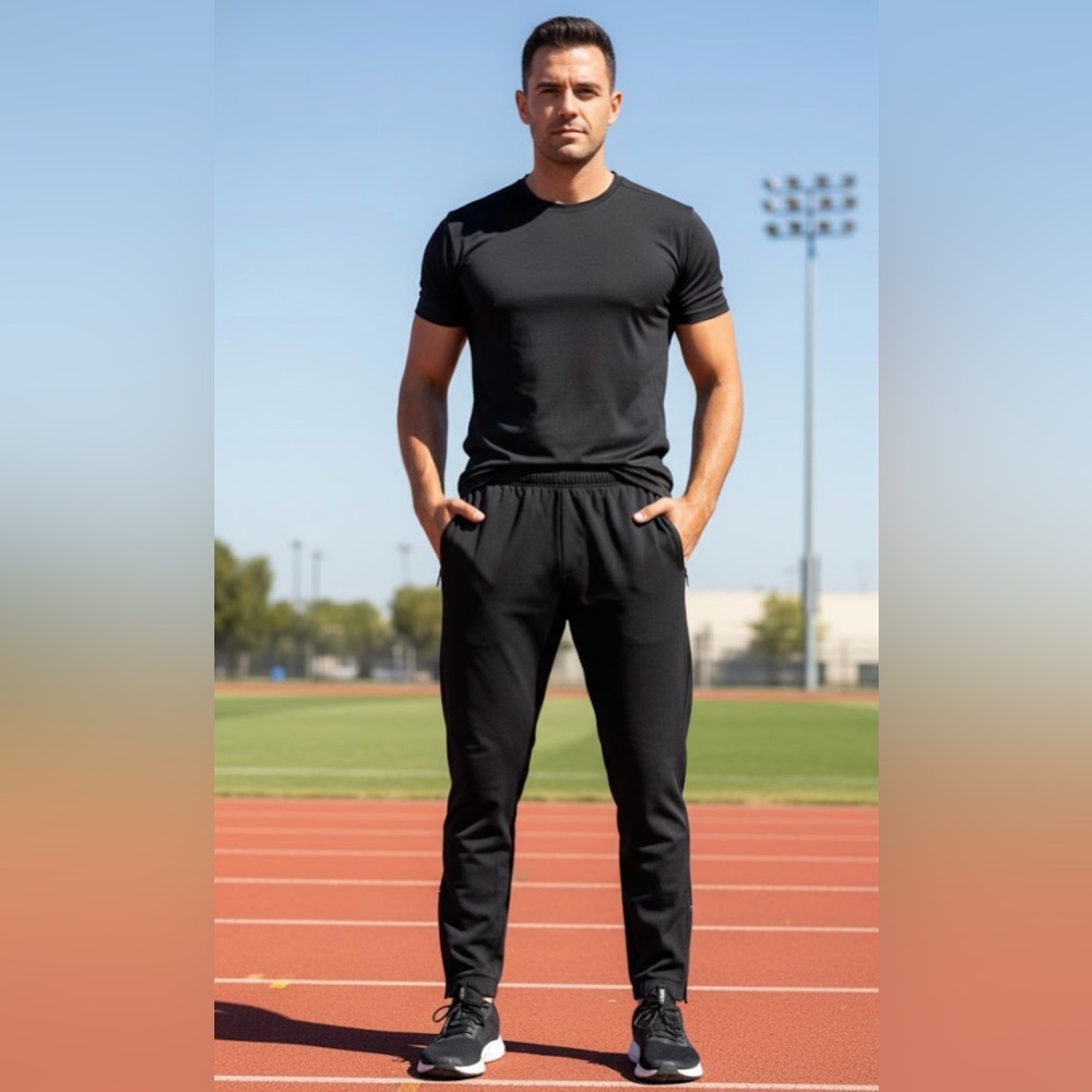 Men's Black Under Armour Athletic Set